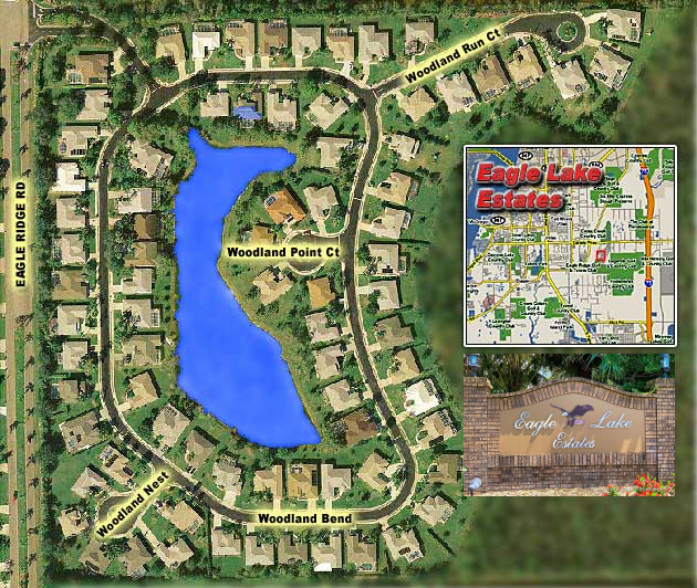 Eagle Lakes Estates Map